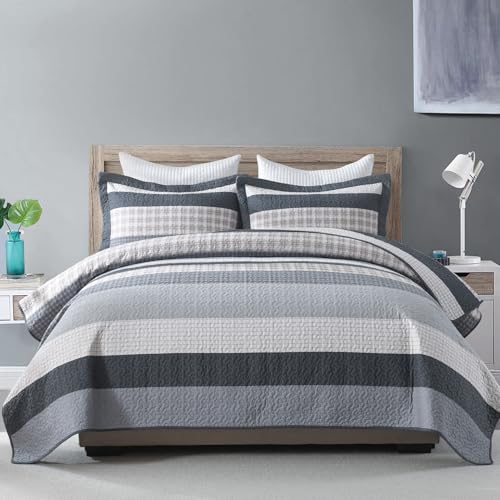 3 Piece 100% Cotton Queen Comforter Set