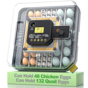 360° View Poultry Incubators with Automatic Egg Turning/Humidity Control&Alarm/Auto Water Adding/Adjustable Tray