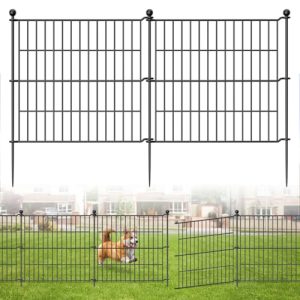 24 in(H) X 20 ft(L) Animal Barrier Pet Fencing Rustproof Decorative Metal Wire Panel Border for Dog
