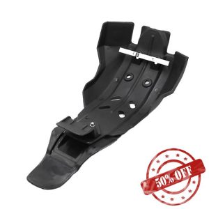 Motorcycle Engine Shield Frame Cover Guard Skid Plate Fit for K-tm XC-F SX-F 250 350 Fit for Husqvarna TE TC FEFC 300 2016–2023(4T Black)