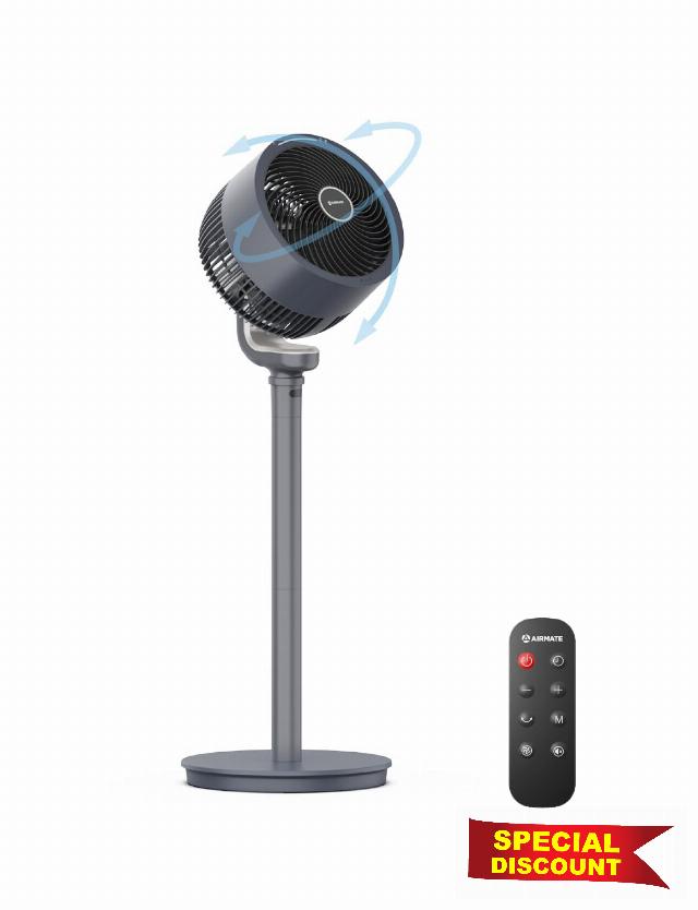 AIRMATE Pedestal Fan for Bedroom