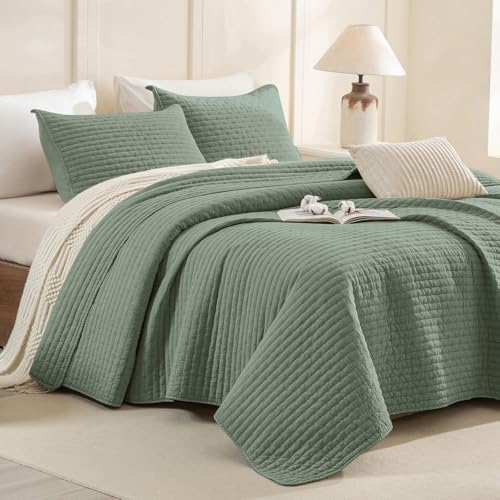 Stone-Washed Cotton Lightweight Oversized King Quilt