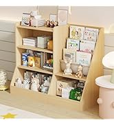 IKALIFE Large Wooden Baby Playpen - Size Adjustable Fence for Babies and Toddlers, Baby Play Yard...