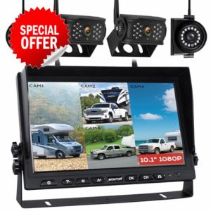 10.1" Wireless RV Backup Camera System