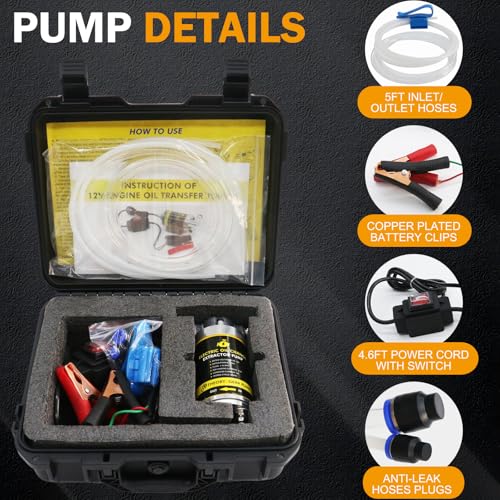1-4L/min Fluid Transfer Pump for Engine Oil