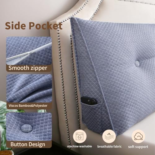 Bolster Pillow with Removable Washable Cover