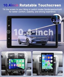 2025 Upgraded Rotatable HD IPS Touch Screen