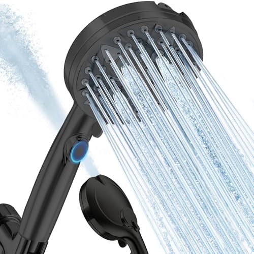 9-Mode High Pressure Shower Head with Handheld & ON/Off Switch