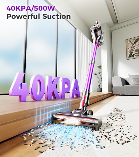 Anti-tangle Stick Vacuum with Self-Standing
