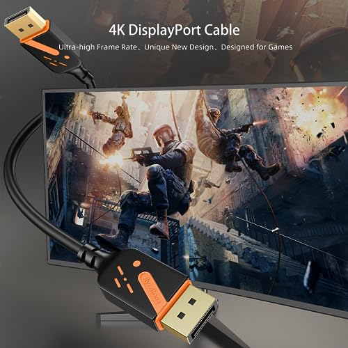 20-Pack Gold-Plated DP to DP Cables 4K@60Hz