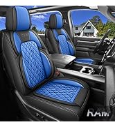 DuDuWang Car Seat Cover Custom Fit for Dodge Ram 1500 2500 3500 2002-2024 Faux Leather Seat Cover...