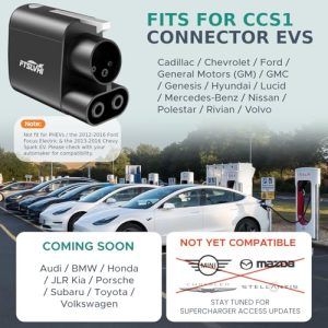 Fit for Tesla Supercharger to CCS1 Electric Vehicle Adapter