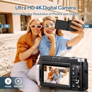 Anti-Shake Camera for Vlogging with SD Card