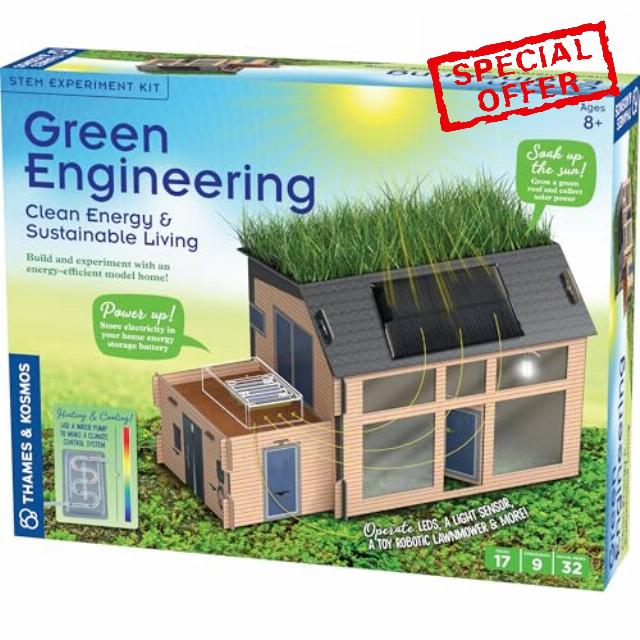 Thames & Kosmos Green Engineering STEM Kit | Build & Experiment with an Energy-Efficient Model Home