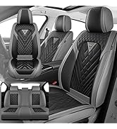 Fit for 97% of BMW Seat Covers, Fashion Sport Seat Cover with Waterproof Leather, Airbag Safe Des...