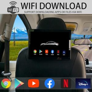 Sync Screen Tablets Phone Mirror Car Back Seat TV Monitors