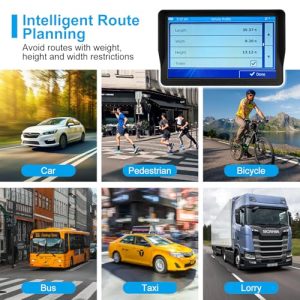 9 inch Touch Screen Latest 2025 Map