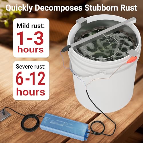 DIY Electrolysis Machine for Rust Fit for Various Metals