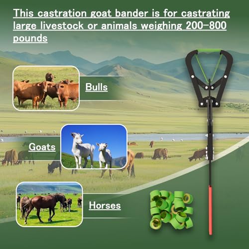 Cattle Goat Bander with 24 Castration Bands