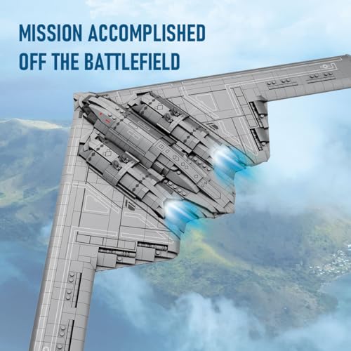 1/70 Scale Flying-Wing Military Building Set