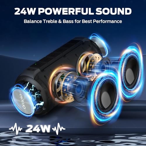 Portable Wireless Stereo Speaker with Colorful Lights