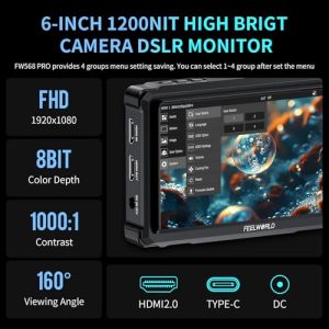 1200nit High Bright 4K HDMI On Camera Monitor