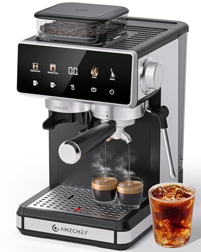 Hot/Cold Brew Espresso Maker with Milk Frother