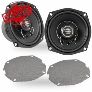 NVX® XFHD5F 5.25” 600W Peak (300W RMS) 2-Ohm Front Fairing Motorcycle Speakers with 1" Titanium Tweeters