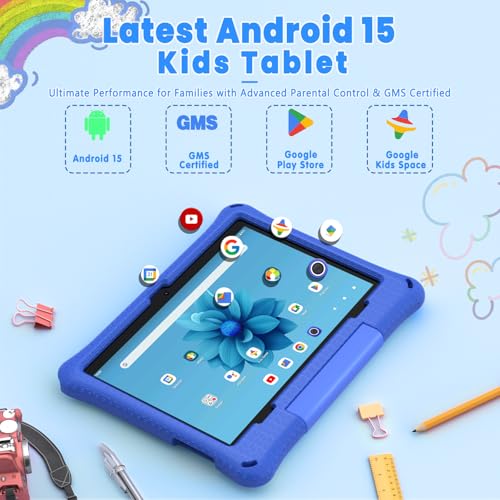 10.1 Inch Android 15 Tablet for Kids