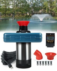 AS2 750W 15000GPH 110V/120V High Flow Floating Water Fountain Pump With 100ft Power Cord