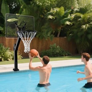 Poolside Basketball Goal with 18'' Standard Rim