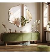 womilous Large Irregular Mirror, 35