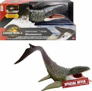 Mattel Jurassic World Rebirth Super Colossal Mosasaurus Action Figure