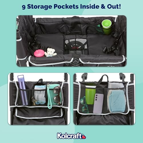 Storage Pockets and Adjustable Handle