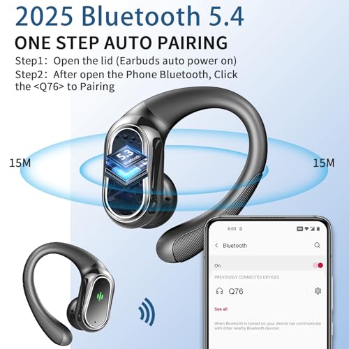 2025 Bluetooth 5.4 Headphones Sport