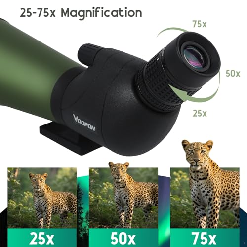 Phone Adapter & Carrying Bag BAK4 Prism Spotter Scope for Target Shooting