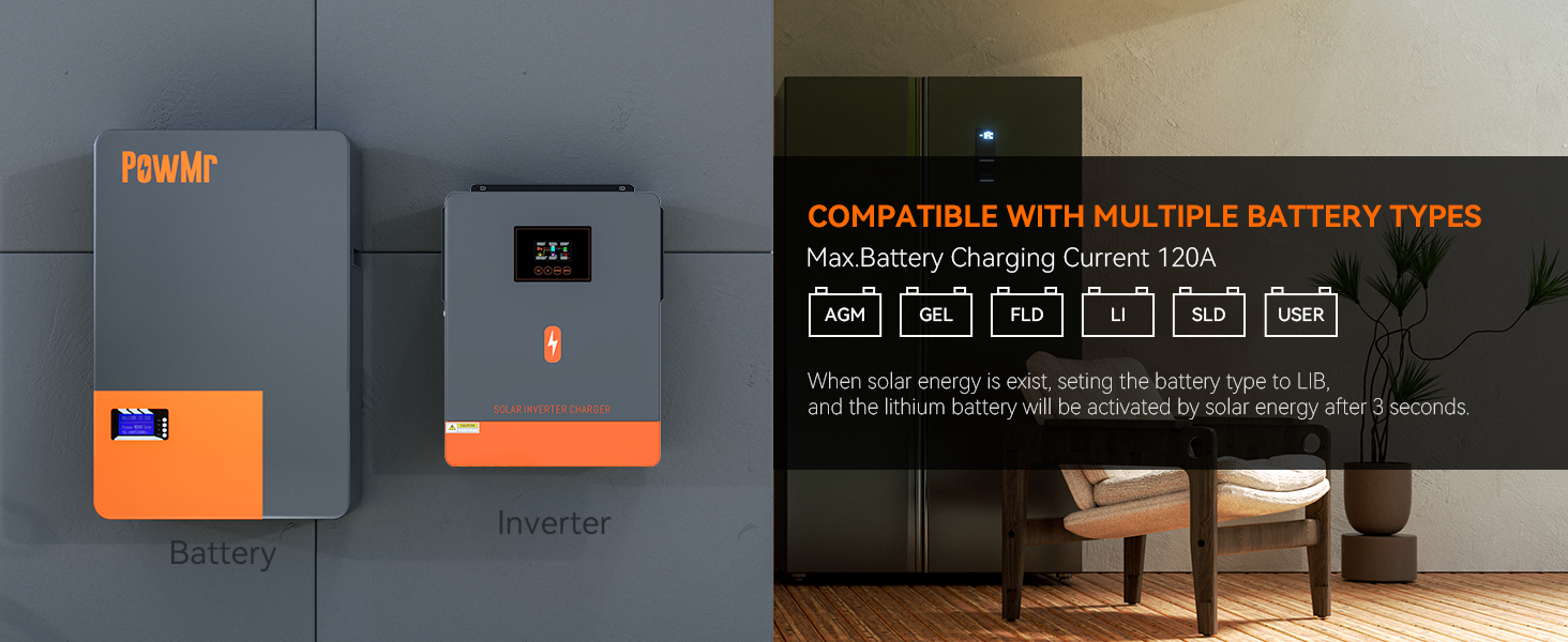 6200W 48V 220V/230V SOLAR INVERTER