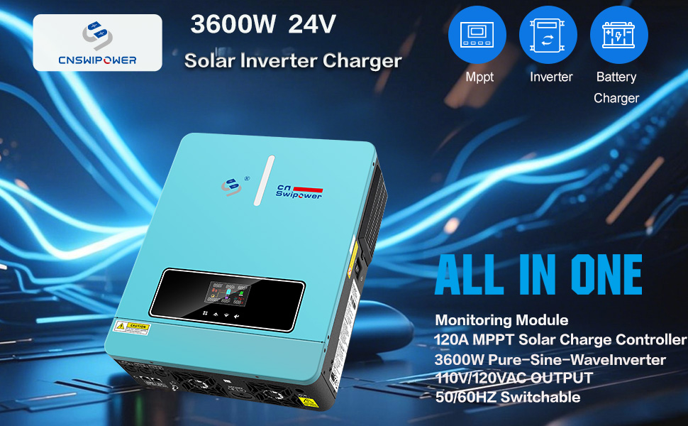24V 3600VA Solar Hybrid Inverter