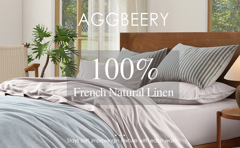 natural linen linen sheets A+-01