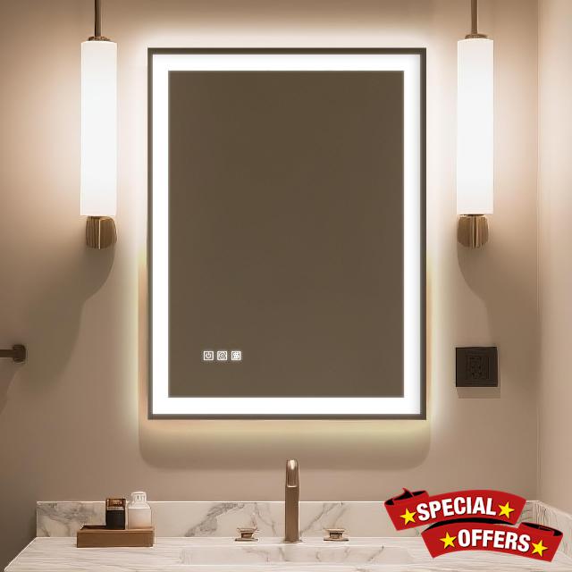 32"x 24" LED Mirror for Bathroom