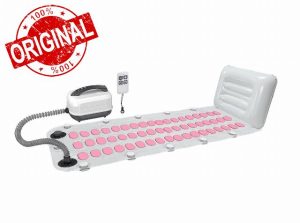 Electric Bubble Massage Mat Portable Massage for Bathtub Bubble Bath Mat Tub Spa Massager with Pillow -Upgraded Suction Cup with Remote Control （ 44.9" x 16.9"Pink）