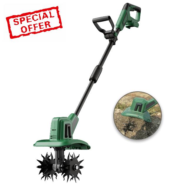 Cordless Tiller Cultivator Compatible with Makita 18V Battery(Tool Only)