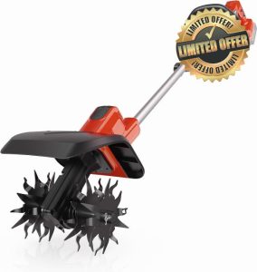 Cordless Tiller Cultivator for Milwaukee 18V Battery(Tool Only)