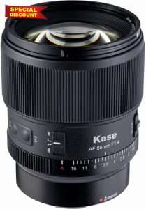 Kase 85mm F1.4 AF Lens Magnetic Front Ring Accepts Revolution & Revolution Plus Magnetic Filters (Compatible with Nikon Z)
