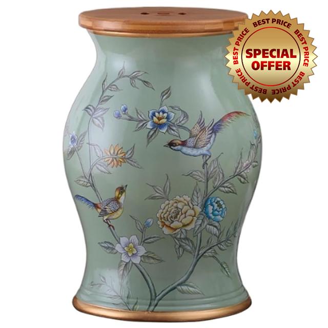 Ceramic Decorative Garden Stool