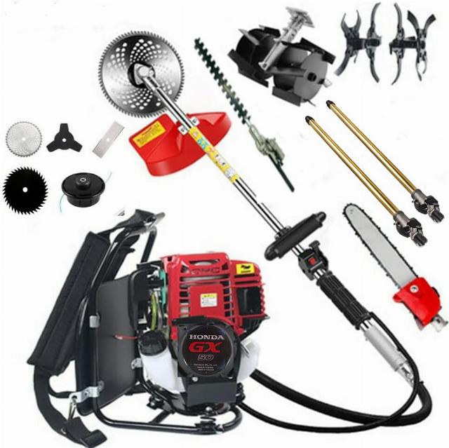 GX50 Backpack 4 Strokes Weed Wacker Trimmer Edger Lawn Tool Rotary Scissors Lawn Trimmer