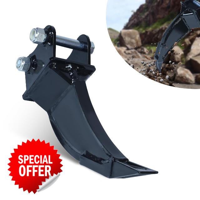Mini Excavator Ripper，for Small Excavator Digger up to 1-1.5 Tons for Soil Opener Attachments Efficient Tillage and Building Construction