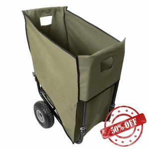 Lehman's Foldable Wheelbarrow Firewood Cart