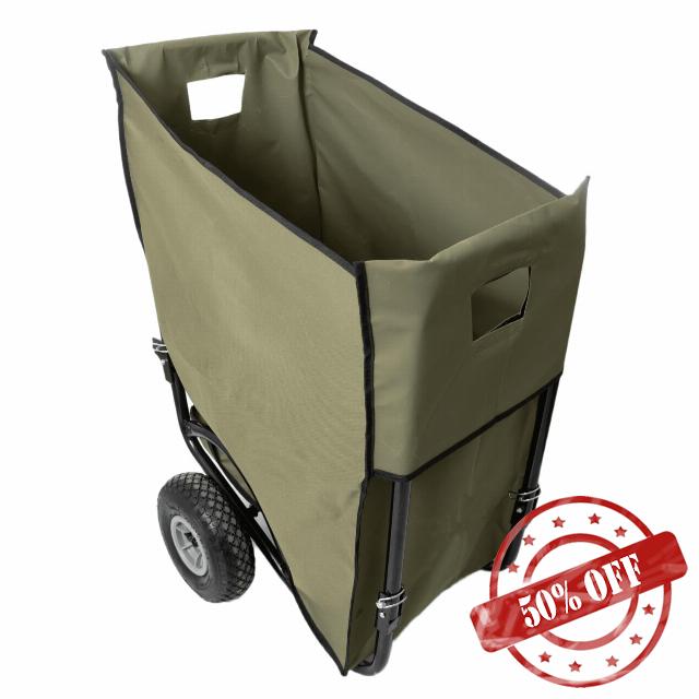 Lehman's Foldable Wheelbarrow Firewood Cart