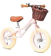 ACEGER Balance Bike for Kids with Basket, Ages 2 to 5 Years
